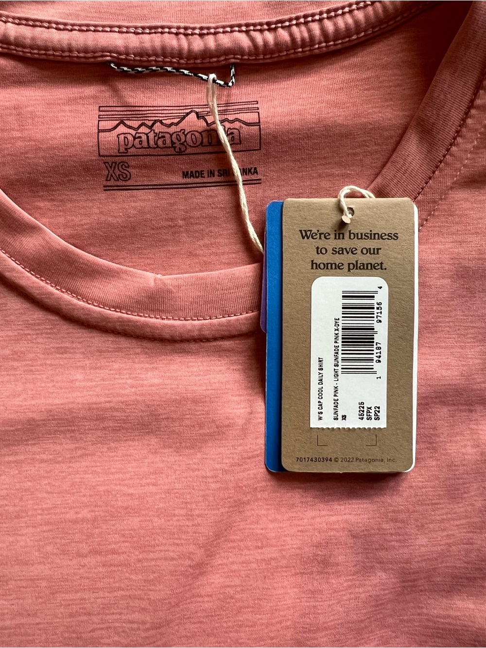 Patagonia Women's XS Capilene Cool Daily Crewneck T-Shirt - Sunfade pink